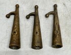 Antique Brass Ship Rope Holders Vintage Nautical 9  Salvaged Lot Of 3