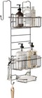 Zenna Home Shower Caddy Hanging Over The Shower Door Organizer  Stainless Ste   