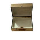 Vintage Brass Medicinal Pill Box With 3 Charubs On Top 1 5  Long