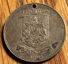 Bermuda 1911 George V Coronation Medal Pierced