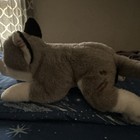 Fao Schwarz Gray   White Wolf Plush Stuffed Animal Medium 14-24 In 2018