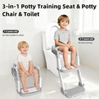 Potty Training Seat  Upgrade Toddler Toilet Seat For Kids Boys Girls  3 In 1 Pot