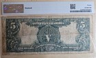 1899  5 Indian Chief Antelope Silver Certificate Pmg Vf 20 Very Fine Stained 273