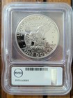 1973-s Eisenhower Proof Silver Dollar Pcgs Pr 69 dcam Signed By President Hutto 