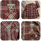 Lagunitas Brewery Ipa Flannel Shirt Red Gray Dog Logo Embroidered Sz 2xl New Xxl