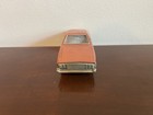 Vintage 1970s Tin Friction Toy Car Japan Orange Sedan Works Rare Retro Look