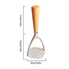 New Potato Masher Heavy Duty Large Stainless Steel Kitchen Potato Masher