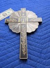 Judy Varoz-long 2007 Straw Appliqu   Cross-new Mexico Spanish Market Folk Art-14 