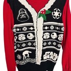 Star Wars Ugly Christmas Sweater Darth Vader Stormtrooper At At Mens Size S