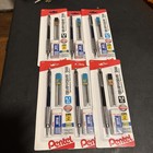 Lot 6 Sealed Pentel Graphgear 500 Mechanical Pencil  Lead  Eraser 0 7mm 0 5mm