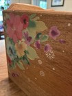 The Pioneer Woman Breezy Blossom Brown Acacia Wooden Bread Box Kitchen 15x9x9