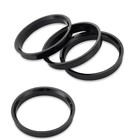 4 Pcs Car Hub Centric Rings  Eliminate Vibration Abs Plastic Wheel Center