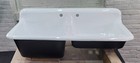 Kitchen Sink Vintage Cast Iron Professionally Refinished Laundry Room