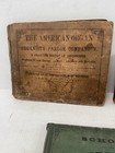 Lot Of 3 Antique Organ   Church Music Books 1860 s Cabinet Handel Civil War Era