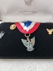 Bsa Distinguished Eagle Scout Award Medal Pendant Charm Hat Pin