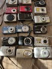 Lot Of 24 Digital Cameras Canon  Sony nikon  Ricoh Etc- For Parts Or Repair Only
