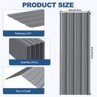 Maeklon 25pcs Metal Roof Panels  17 7   61  193 Ft   Corrugated Roofing Panels