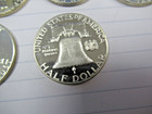  1  1957 P Proof Franklin Half Dollar Free Shipping  Multiples From A Tube   