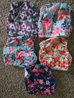 Floral Lot Of 5 Mama Koala Cloth Diapers Covers With Pocket Adjustable