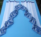 Fs Nip Pillsbury Doughboy Ruffled Swag Curtain 52  W X 38  L Poppin Fresh 1998