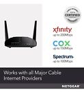 Netgear Ac1200 Wifi Cable Modem Router-open Box