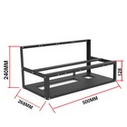 Open Air Mining Rig Frame Computer Case Holder For 8 Gpu Graphic Card Coin Miner