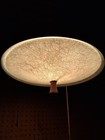 60s Vintage Mid-century Modern 13  Ufo Flying Saucer Hanging Swag Lamp Light