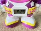 The Learning Journey Telly Jr  Pink Teaching Time Clock - Works-euc