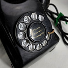 Western Electric Kellogg 1000 Series Black Rotary Telephone Bakelite Mcm Vintage