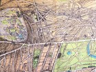 Original 1912 Antique Map Of London By C baker  A Genuine Old Street Plan