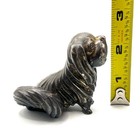 Vtg Cast Metal Cavalier King Charles Spaniel Dog Figurine Paperweight Unmarked