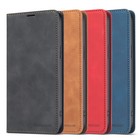 Leather Case For Iphone 16 15 14 13 12 Pro Max Xs Xr Magnetic Flip Wallet Cover