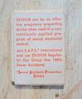 Vintage 2b Shur Birth Control  pill  Token In Case Gag Gift