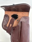 Vintage East German Mdi Makarov Holster Leather Ddr Volkspolizei Surplus Police