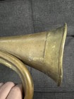 Vintage Brass   Copper British Military Bugle No Mouthpiece Ag1