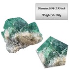 Tumbeelluwa Natural Green Fluorite Crystal Cluster 0 11-0 22 Lb  Multicolor