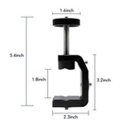 Photography C Clamp Camera Clamp Mount With 1 4  Screw For Photo Studio Video   