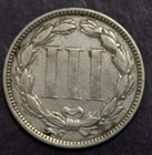 1875 Three Cent Nickel Vf Lightly Cleaned    Lot 992