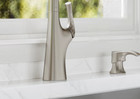  Pfister Ladera Single Handle Pull Down Sprayer Kitchen Faucet With Soap Dispens