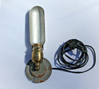 Antique Benjamin Lamp Pair Flip Shade Right Angle Ge Socket Old Ge Logo C  1905