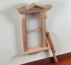 Dollhouse Window Victorian 1 12 Scale Miniature With Acrylic And Interior Trim