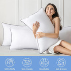 Jollyvogue Pillows Queen Size Set Of 2  Hotel Collection Bed Pillows For Side
