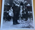 Violinist Isaac Stern Autograph Photo