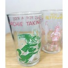 Vtg Archie Comics Drinking Glasses Set 4 Retro 1971 Collectible Embossed Bottom