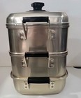 Maruhachi 24x24cm Gas induction Stainless Steel Steamer Square 3-stage Japan Nib