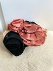 Vintage 1940s Ladies Hat  Floral Satin Union Made
