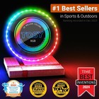175g Tosy Rgb Led Flying Disc Auto Light Up Waterproof Rechargeable