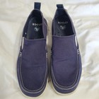Crocs Walu  Boat Shoes Loafers Mens Size 10 Navy white Slip-on Comfort