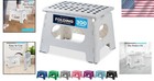 Sturdy 9 Inch Folding Step Stool - Strong Enough For Adults With Safety Features