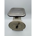 Vintage Hanson Model 1440 Dietetic Scale White Metal Kitchen Gram Scale Usa